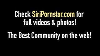 Crazy 3Some Siri Pornstar & Sara Jay Fuck A Cock!