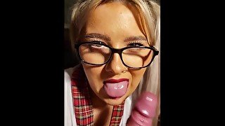 Schoolgirl Blow Job