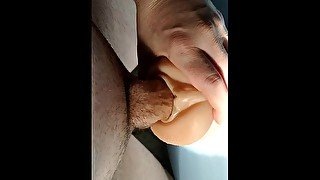 Playing with my pussy toy