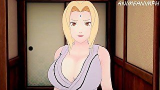 Milf Lady Tsunade Rides Naruto Until Fills Her Up with Cum - Anime Hentai 3d Uncensored