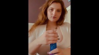 Amateur practices Blowjob b4 REAL first Date