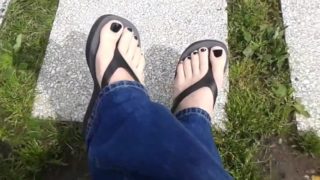 Flip flops walk