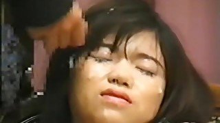 Cute Japanese Girl gets massive Bukkake