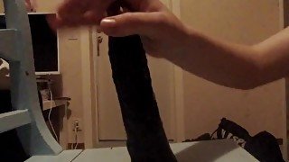 Amateur Swedish Teen Spanks Herself While Riding Her Big Dildo (Dirty Talk)