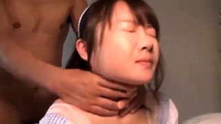 Nice teen is a Japanese AV Model in hardcore gangbang