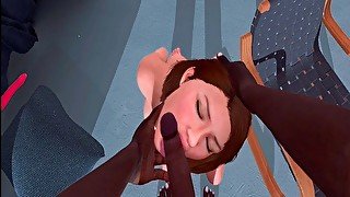 VR Hot Gameplay 0.9.3.1 Sexy Pawg Soccer mom mif gets pretty pussy pounded and face fucked by BBC