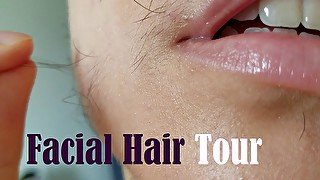 Hirsute Goddess Facial Hair Tour - Hairy Sadie