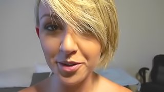 Beautiful blonde complete POV passion on a stiff dong