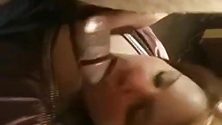 Fat Woman Gagging And Stroking On A Cock That Is Thick