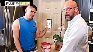 FamilyCreep - Latino Jock Gets POUNDED BY HIS STEPDAD'S MASSIVE COCK