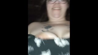 Bbw Goth Kitten Rides Daddy