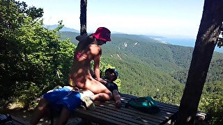 The most amazing amateur sex at an altitude of 800 meters above sea level