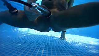 Underwater cock & ass pumping 2