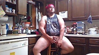 Huge Beefy Handyman Chub Dreams Of Being Male Stripper