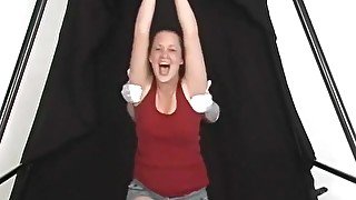 GIRL TICKLED BY THE PHANTOM TICKLER