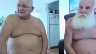 two grandpa on cam