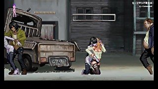 2d game about monsters and zombies (Parassite in city) sex city zombieland 3