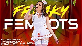 Freaky Fembots - Hot Live-In Robot Nurse Katie Kush Cures Her Horny Owner's Raging Horniness