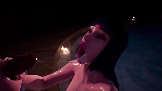 3D HENTAI Character MILF Suck Monster Cock - Sex Simulator Gameplay