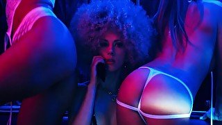 Polar (2019) - Katheryn Winnick Surrounded by Strippers Licking Ass