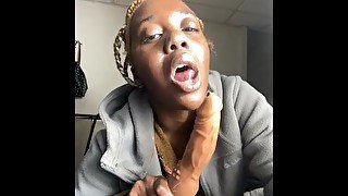 CEO GirlWoman Sucking DildoToy