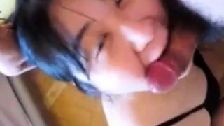 Japanese milf blowjob