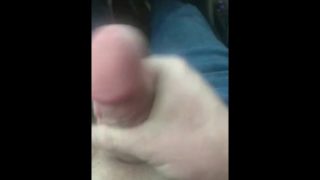 Jerking my dick in the car 