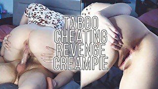 Cheating on BF with Step Brothers Creampie