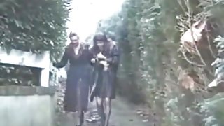 Mature lesbians fisting french style