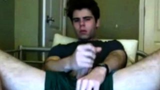 Cute Guy Flashes Cock on Webcam