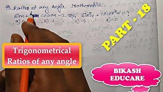 Trigonometrical Ratios of any angle Math Slove By Bikash Educare Episode 18