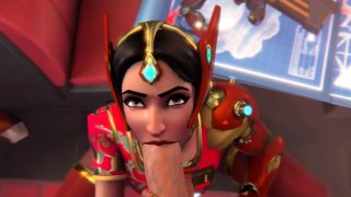 Slutty Symmetra from Overwatch Gets a Big Thick Dick