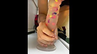 POV head vid using dildo