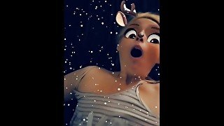 Snap chat fuck a cute deer with orgasm. First BWC