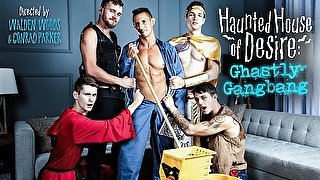 NextDoorStudios - Over The Top Muscle Hunk Ghastly Gangbang