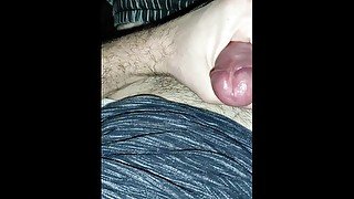 Fast little cum in the car