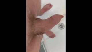 tight foreskin pissing (first piss video)