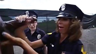 Two Female Cops Arrest Big Cock Black