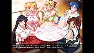 Sailor Fuku Bijin Tsuma Senshi Aheahe Moon CH 1: The Sailor MILF