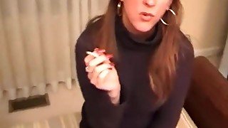 Incredible amateur Smoking, Solo Girl xxx clip