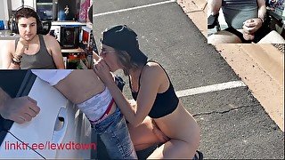 Public Road Sex with Serenity Cox - Reaction