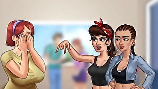 Summertime Saga Reworked - 5 In The School Toilets by MissKitty2K