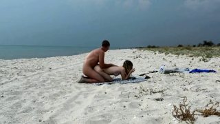 Real public beach fun