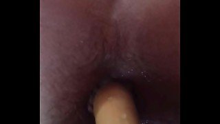 Anal porn dildo in ass