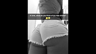 i sent nudes to my friend on snapchat and i made him crazy horny when he saw my big ass