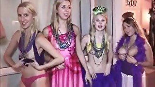 Party Girls Gets Their Pussies Pounded Hard By Random Guys