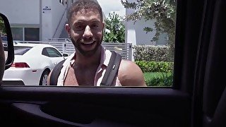 BAITBUS - Jacob Peterson Buries His Dick Deep Inside Str8 B@it Hunk Eddy Ceetee's Muscular Booty