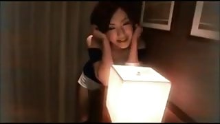 Japanese Beauty Enjoying A White Cock