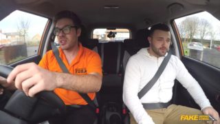 Taxi driver and hot babe have a fuck session