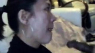 Amateur asian sucking bbc